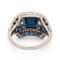 Sapphire and Diamond Ring