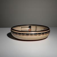 Maria Martinez and Popovi Da (San Ildefonso, 1887-1980 / 1923-1971) — Polychrome Pottery Plate 1956-1959