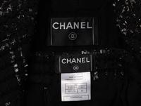 Chanel, Black & Silver Tweed Skirt Suit