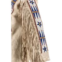 Sioux Boy's Beaded Hide War Shirt