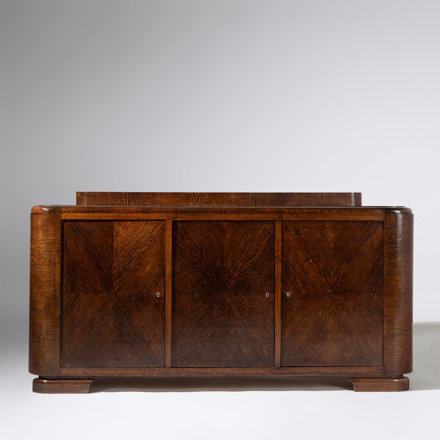 French parquetry serving cabinet