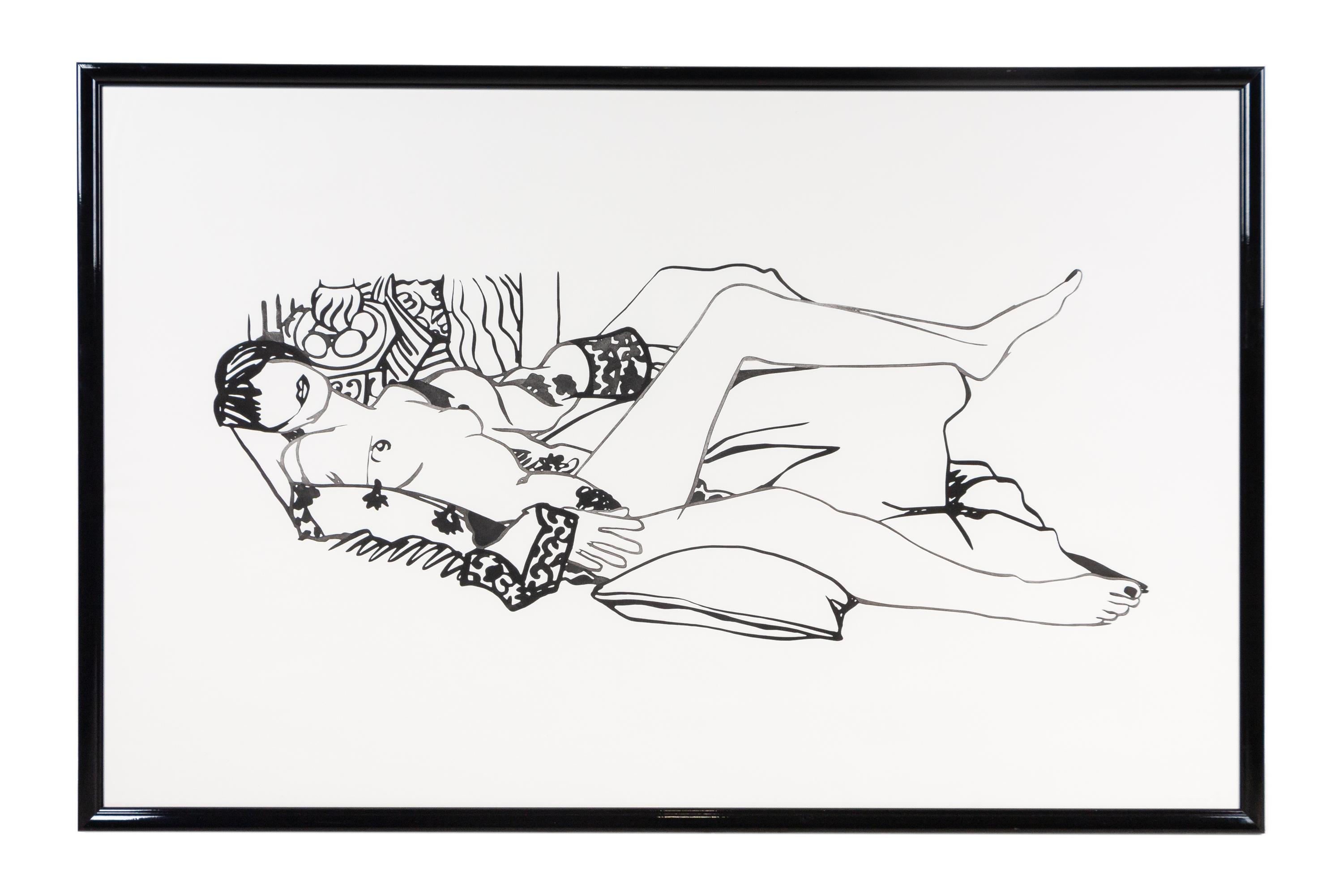 Monica Nude with Purple Robe