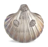 A Sterling Silver Shell-Form Candy Dish, Gorham Mfg. Co., Providence, RI, Date Mark for 1869