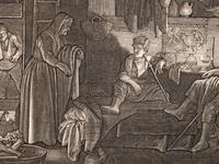 A group of seven European prints