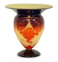 A Le Verre Francais Vase
