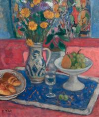 Pommes et fleurs