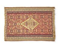 A Senneh Kilim rug, late 19th century