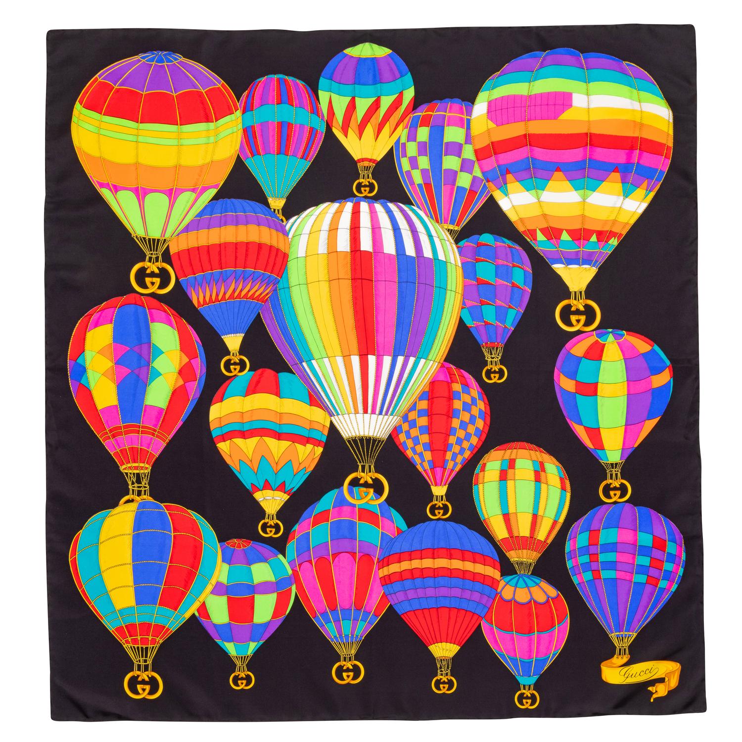 Gucci Silk Scarf, 1980-90s