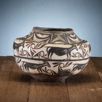 Zuni Polychrome Pottery Jar