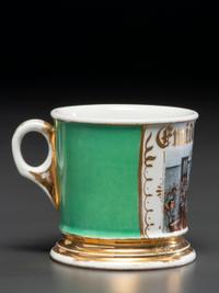 A Teacher's Porcelain Occupational Shaving Mug