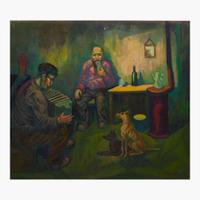 Nicolas Sinezouboff (Russian, 1891–1948) The Accordionist