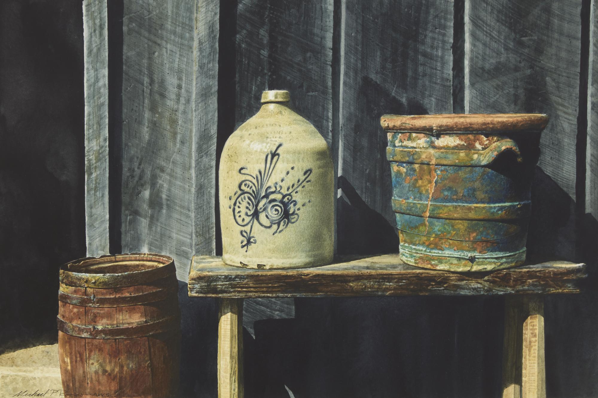 Barrel, Crock and Bucket, 1984