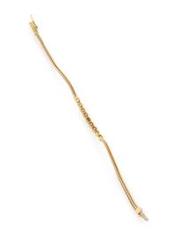 YELLOW GOLD AND DIAMOND BRACELET