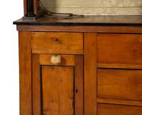 A Biedermeier Walnut and Ebony Bookcase