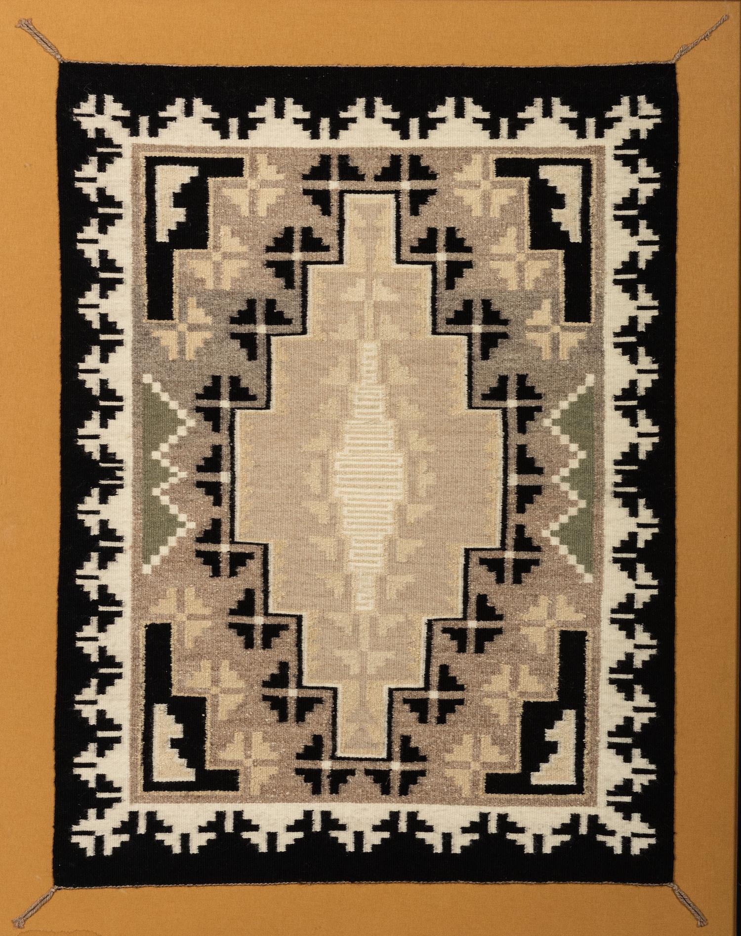 Navajo Two Grey Hills Weavings / Rugs