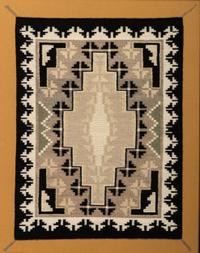 Navajo Two Grey Hills Weavings / Rugs