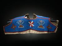 Sioux Girl's Beaded Hide Dress Yoke