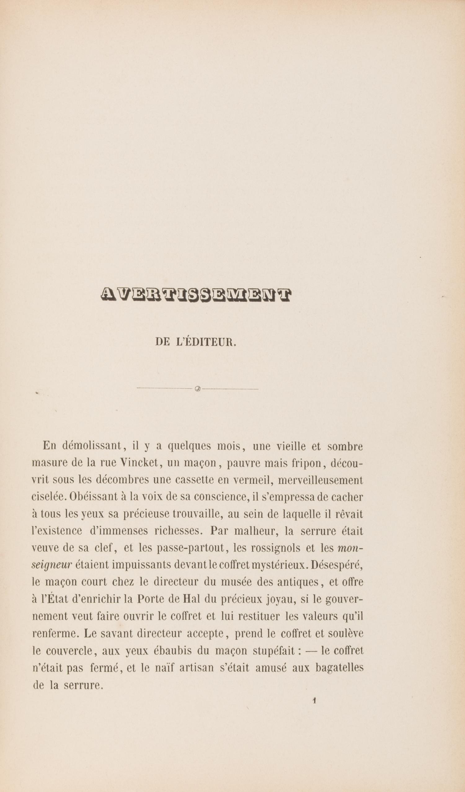 [Fortsas Hoax] [Chalon, Renier Hubert Ghislain] Annulaire agathopédique et saucial Imprimé par les presses iconographiques à la Congrève de l'ordre des Agath . Cycle IV