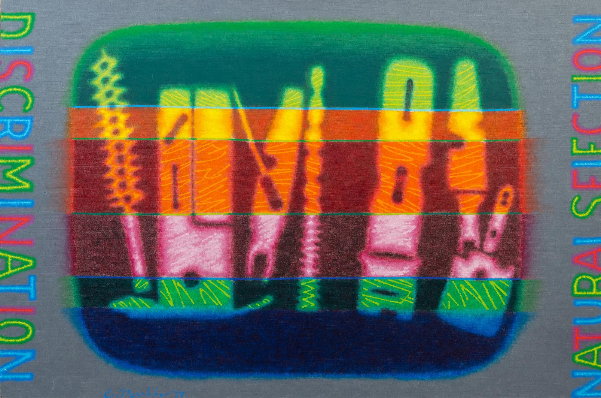 Ed Paschke, (American, 1939-2014), TV Tools, 1990