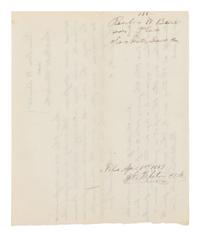 LINCOLN, Abraham (1809-1865). Autograph legal document signed twice ("Parks and Lincoln"), [Springfield], [filed] 1 April 1859.