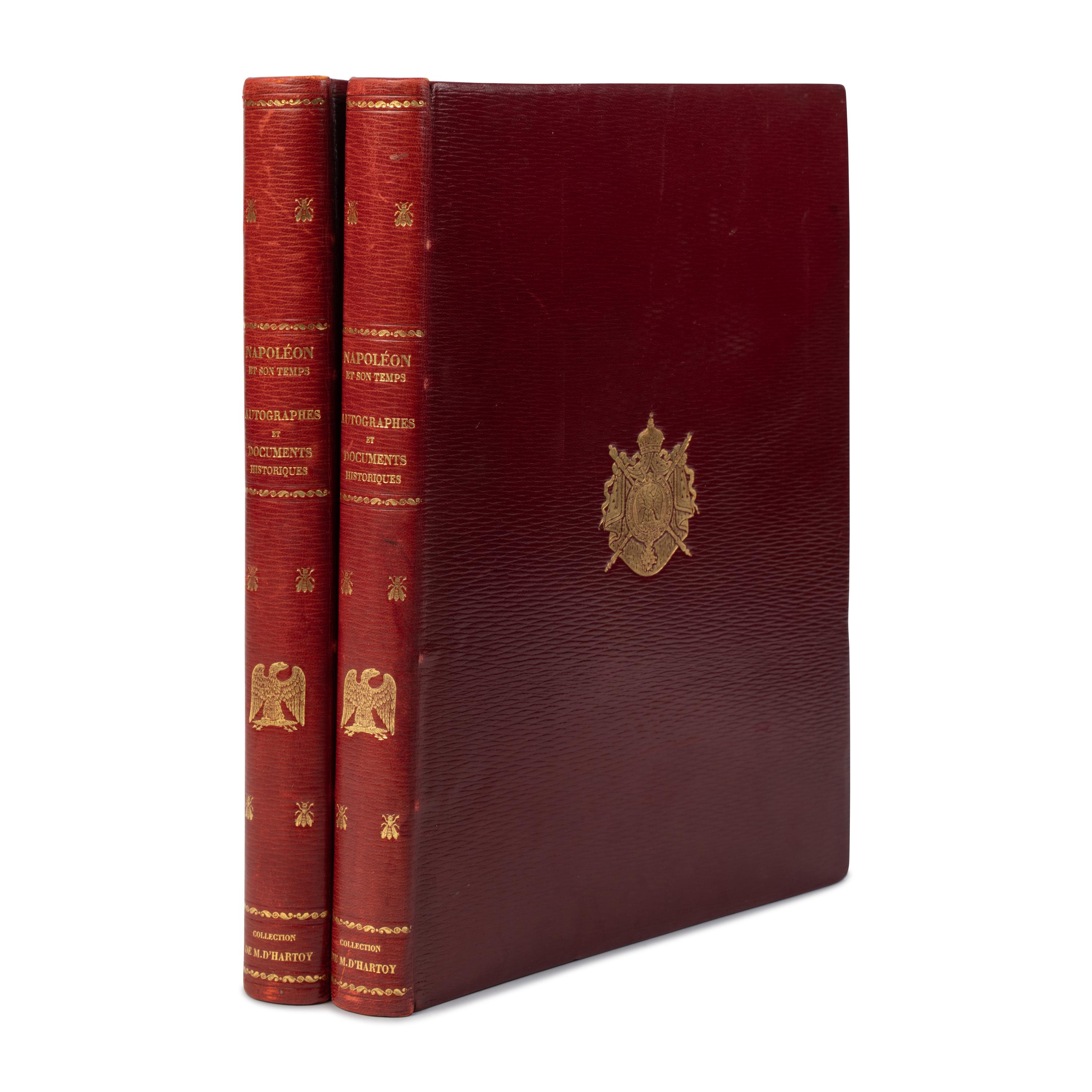 [Napoleon I (1769-1821), et al]. An archive of 123 signed documents, Paris, 1785-1818, salvaged from the 1871 fire at the Tuileries Palace.