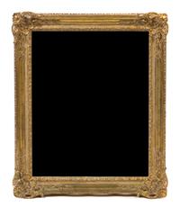 A Continental Giltwood Mirror Height 36 x width 29 inches.