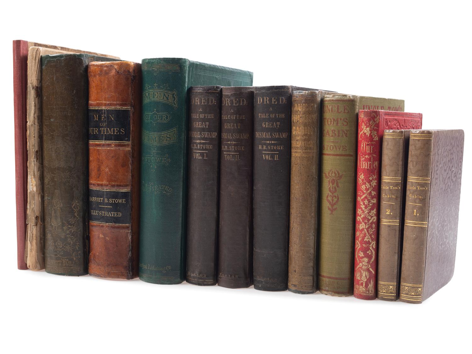 STOWE, Harriet Beecher (1811-1896). A group of 9 works by Stowe including early editions of Uncle Tom's Cabin. [ With :] Mary Eastman's response Aunt Phillis's Cabin.