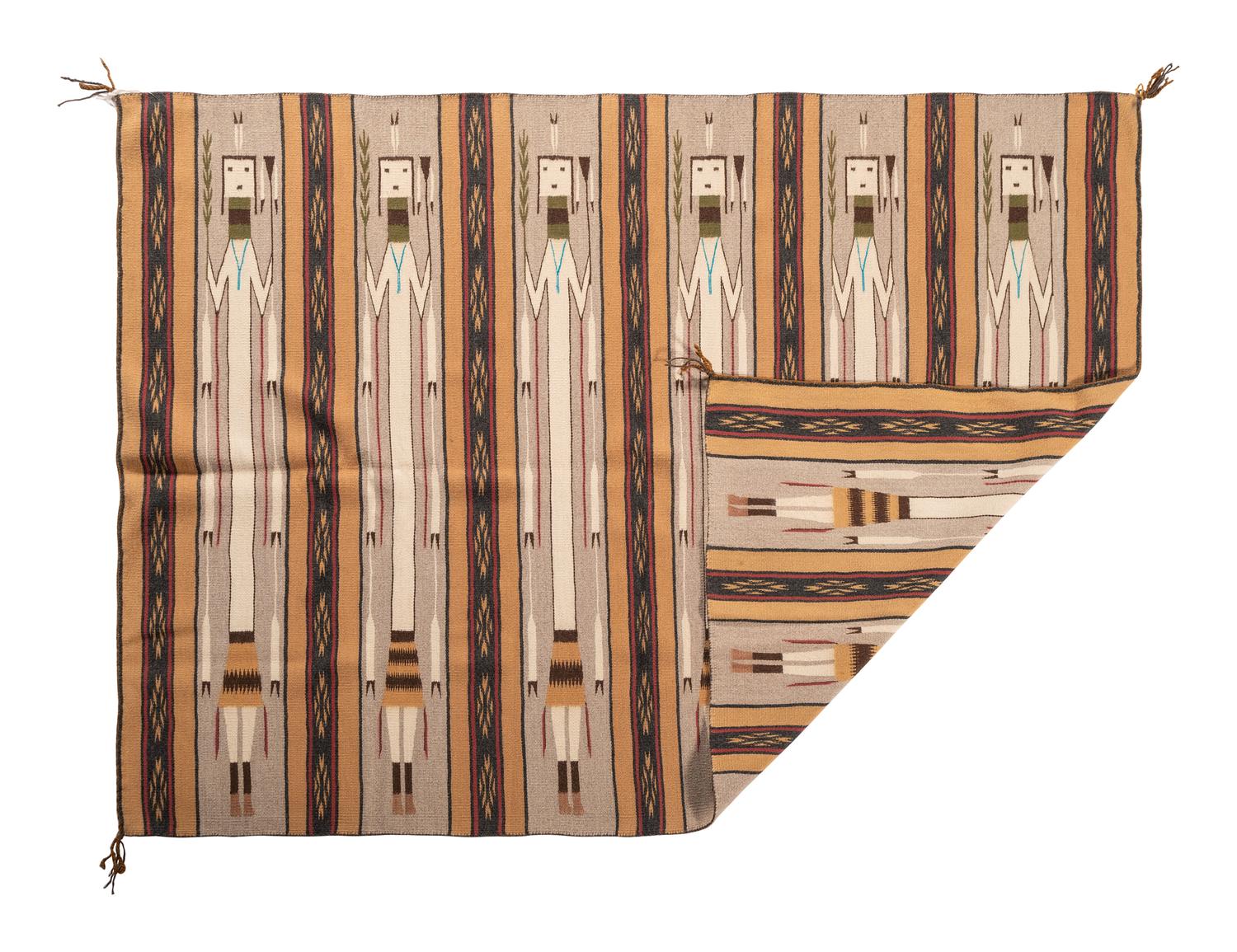 Award-Winning Navajo Yei Weaving