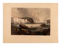 [AMERICANA]. BODMER, Karl (1809-1893). Niagara Falls. Tableau 39 . Paris, Coblenz and London, 1841.