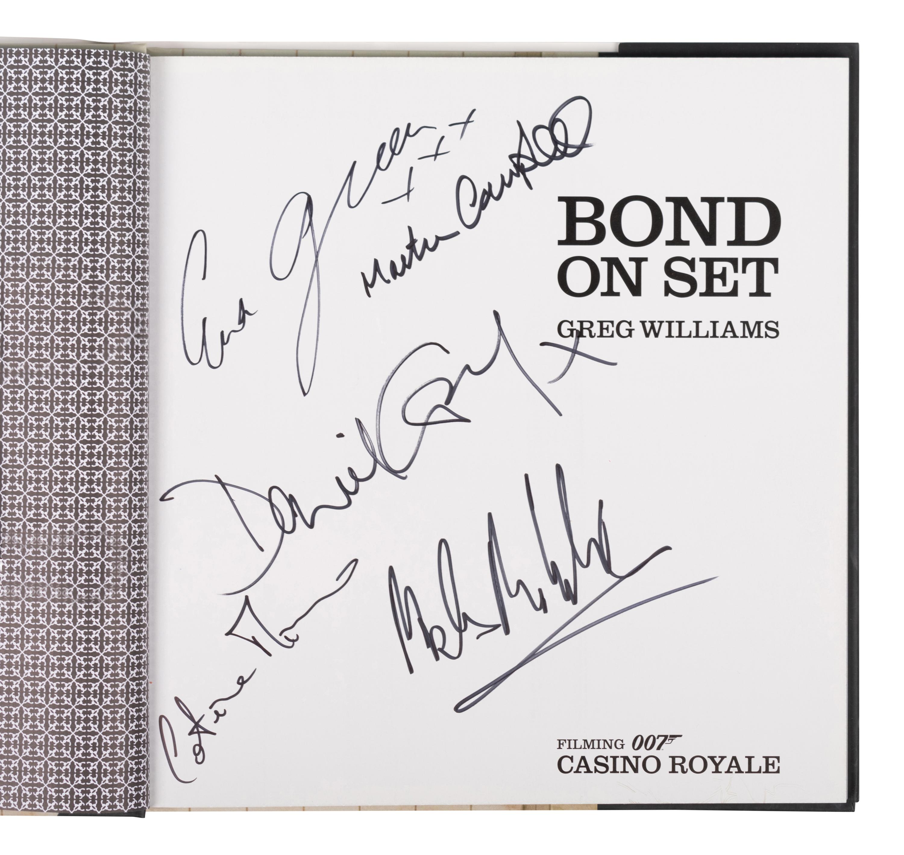 (Film Books) WILLIAMS, Greg. Bond on Set: Filming 007 Casino Royale . London, New York: DK Publishing, 2006.