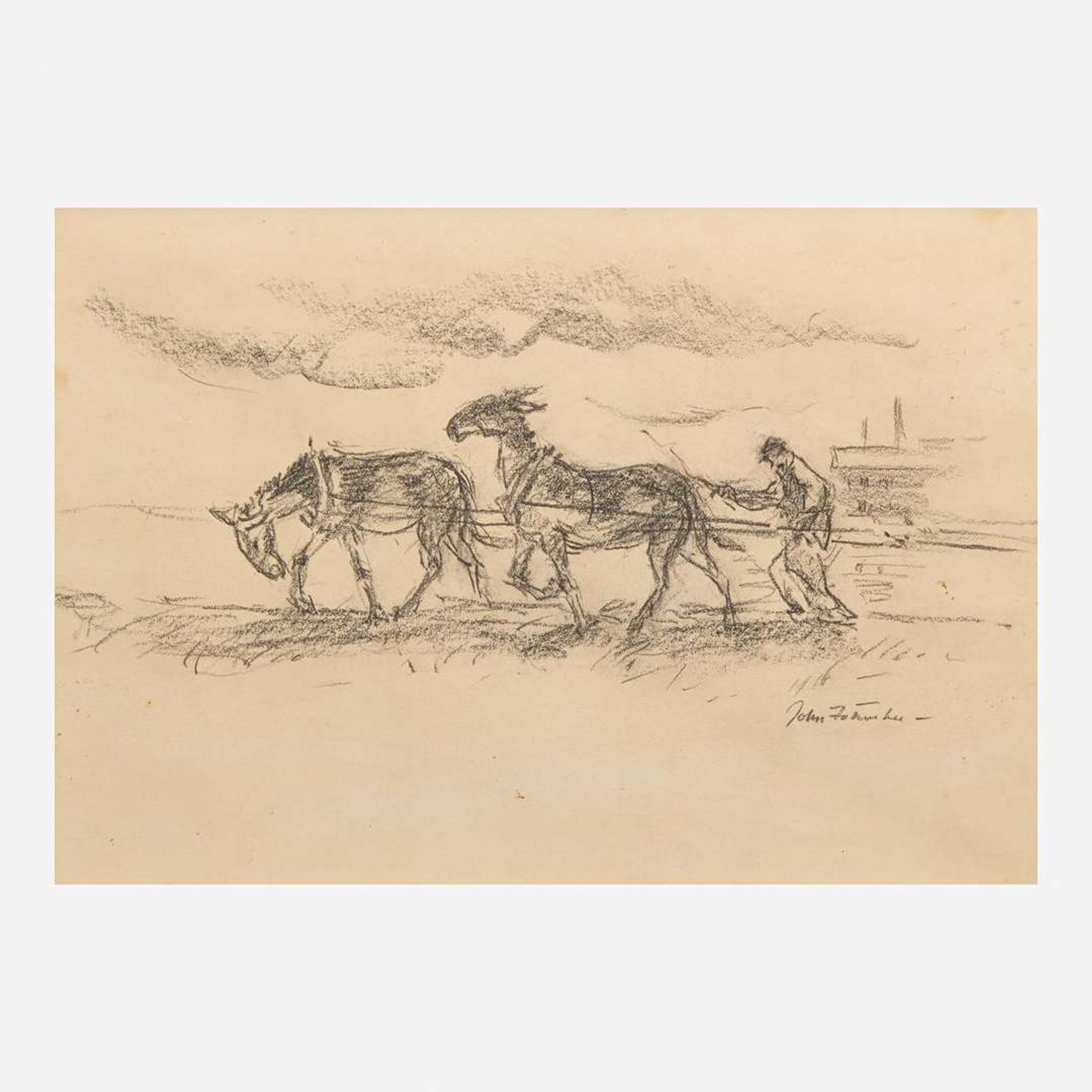 John Fulton Folinsbee (American, 1892-1972) Horses