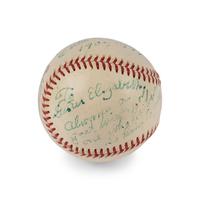 A Pat Pieper (Chicago Cubs Announcer) Signed Autograph Baseball (Beckett Authentication Services)