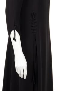 Ralph Rucci Wool Crepe Dress with Ties