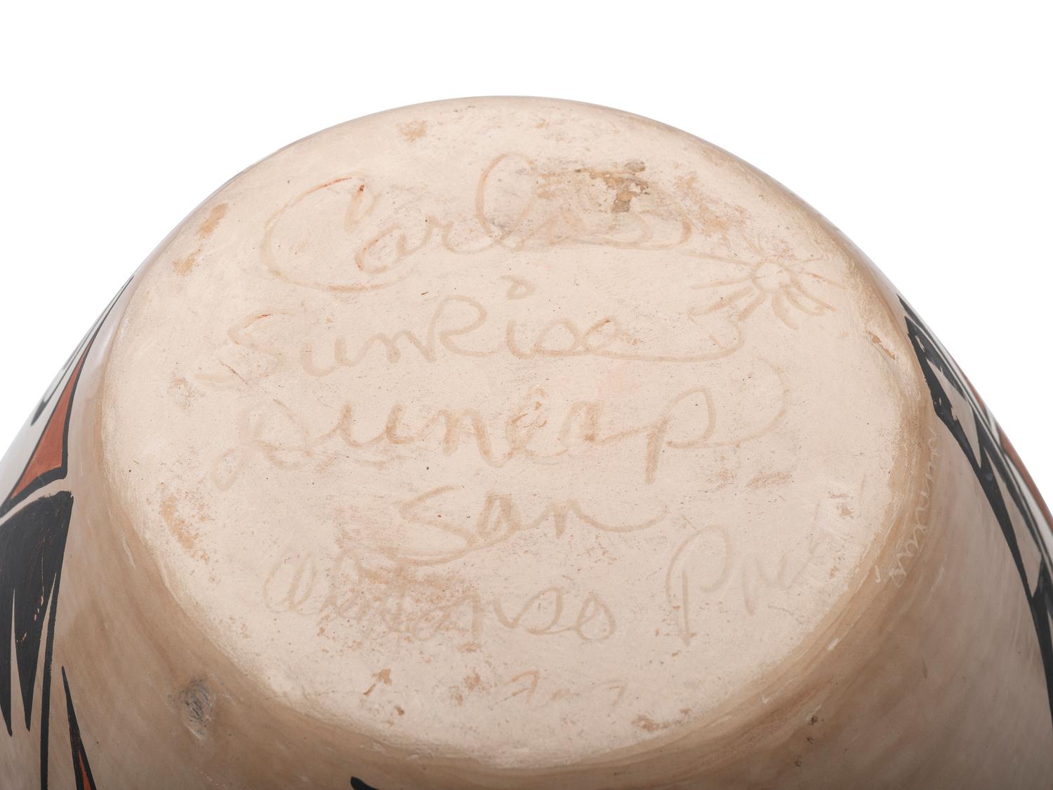 San Ildefonso Polychrome Pottery Jars