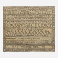 A group of three rare needlework samplers late 18th / early 19th century