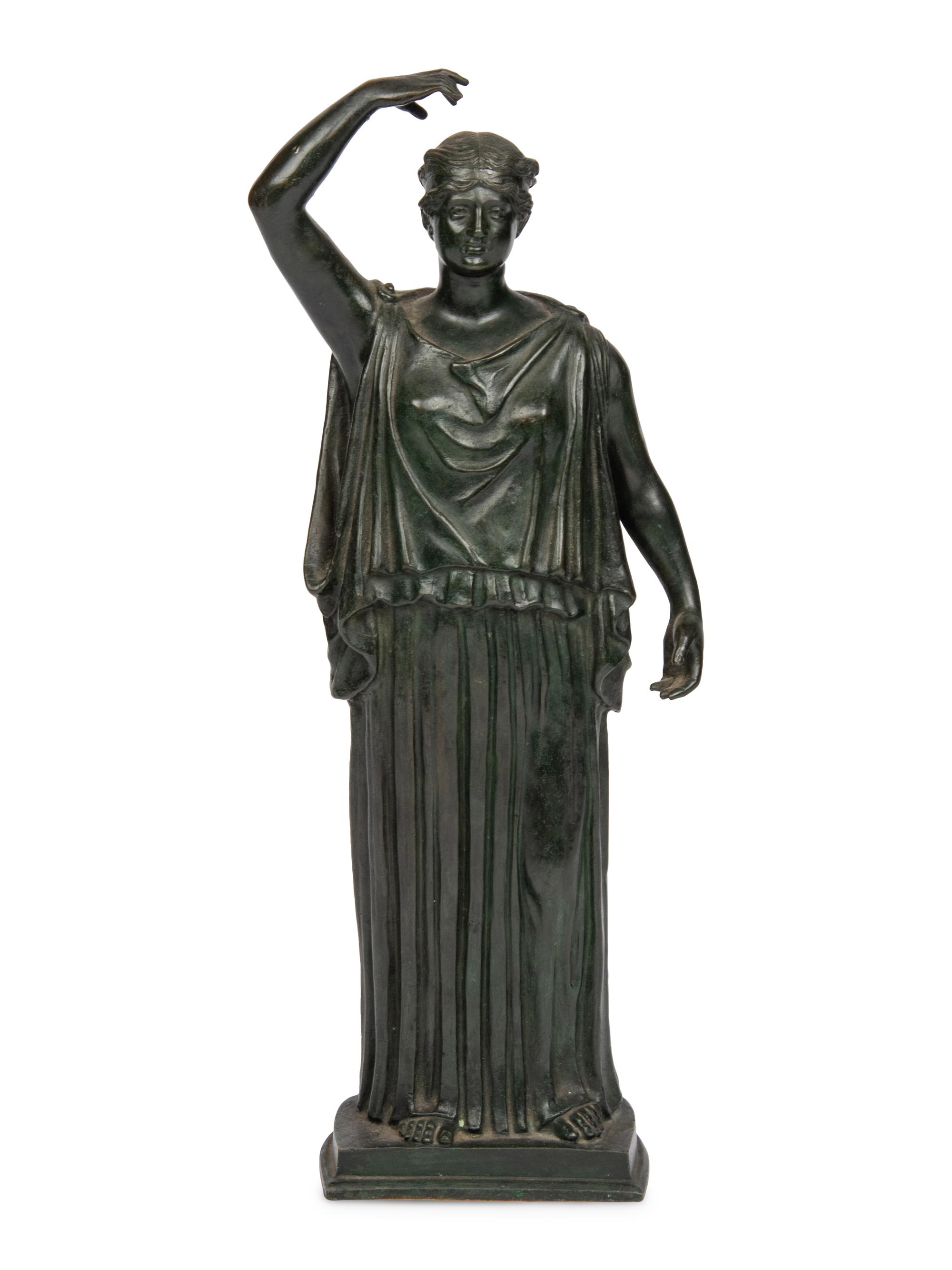 A Grand Tour Bronze Figure of a Danaid