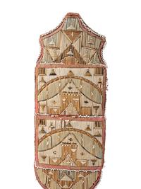Great Lakes Quilled Birchbark Baskets and Wall Pocket
