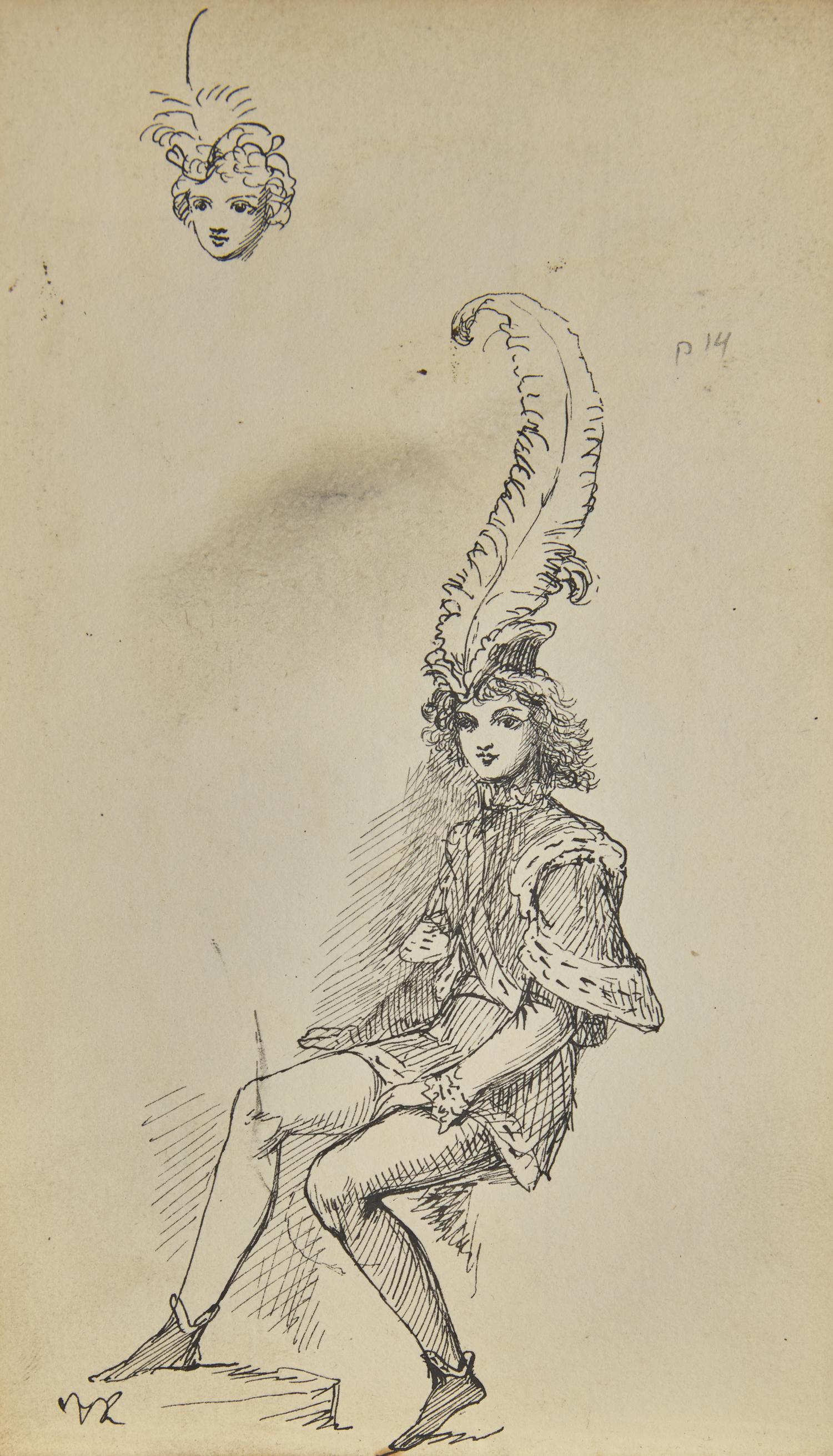 [Literature] [Stoker, Bram]. FitzGerald, William. Original Sketchbook