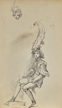 [Literature] [Stoker, Bram]. FitzGerald, William. Original Sketchbook