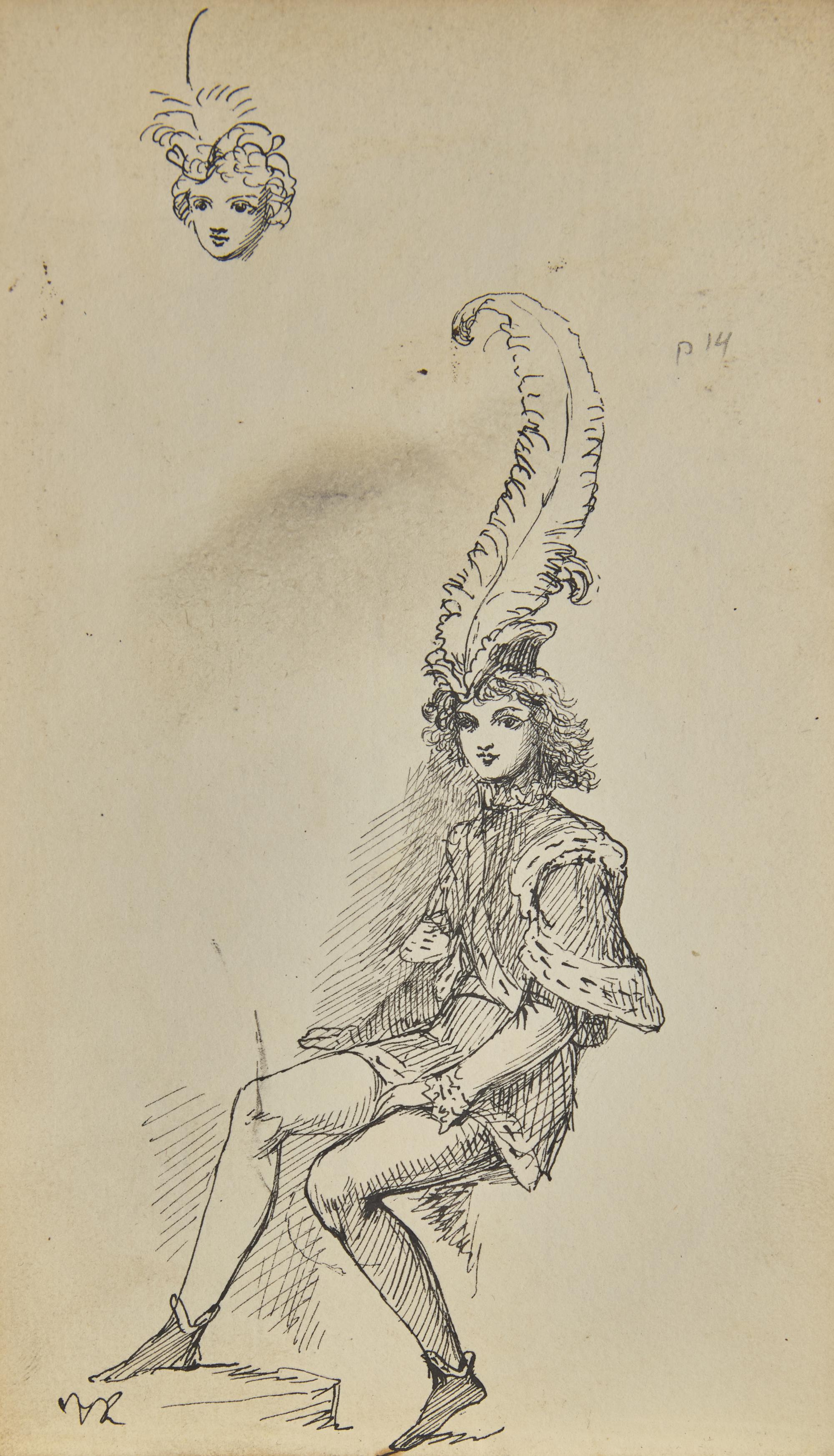 [Literature] [Stoker, Bram]. FitzGerald, William. Original Sketchbook