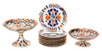 A Set of Twelve Spode Copeland Garret Porcelain Articles Diameter 9 inches. — 20TH CENTURY