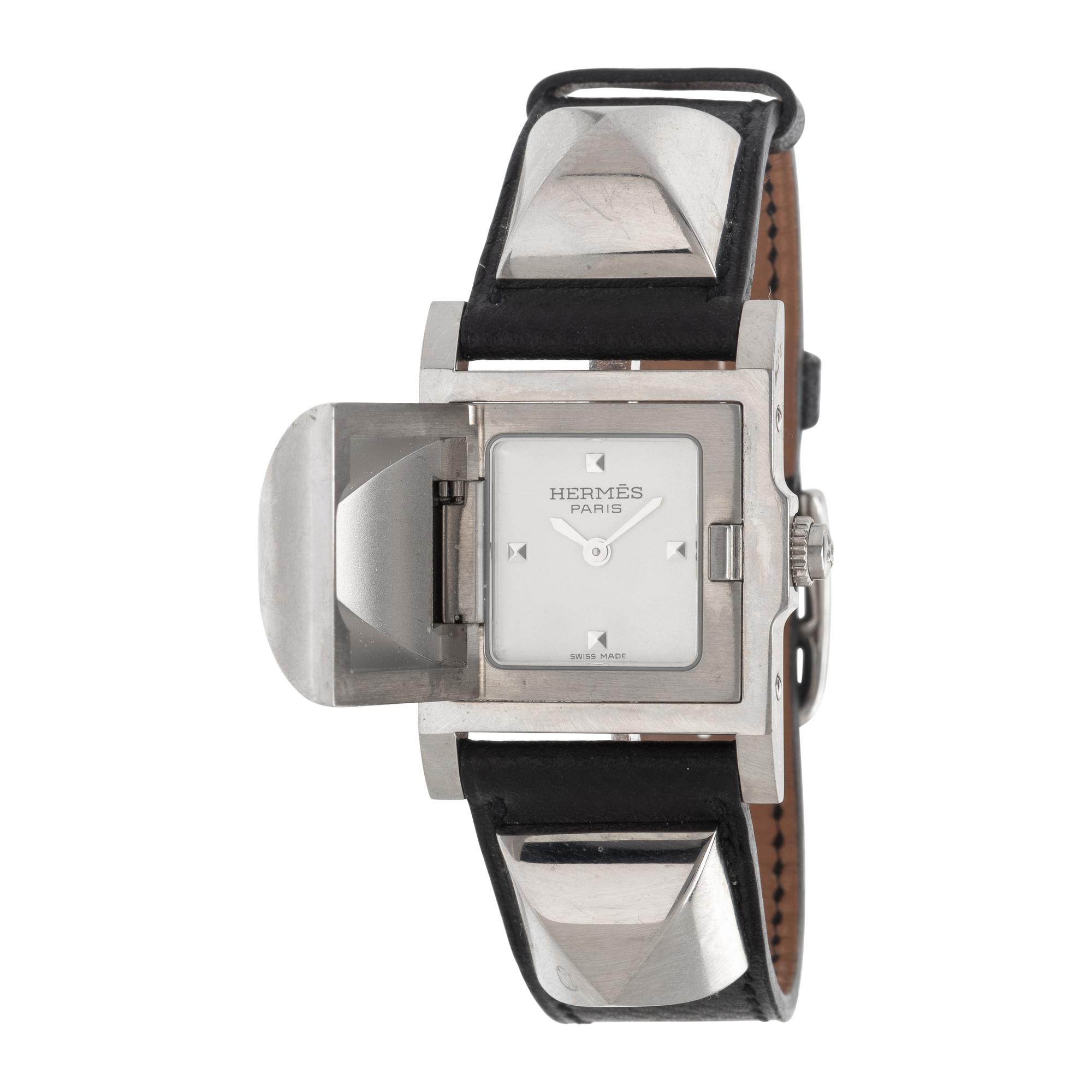 Hermès, Ref. ME2.210, Stainless Steel 'Médor' Surprise Watch
