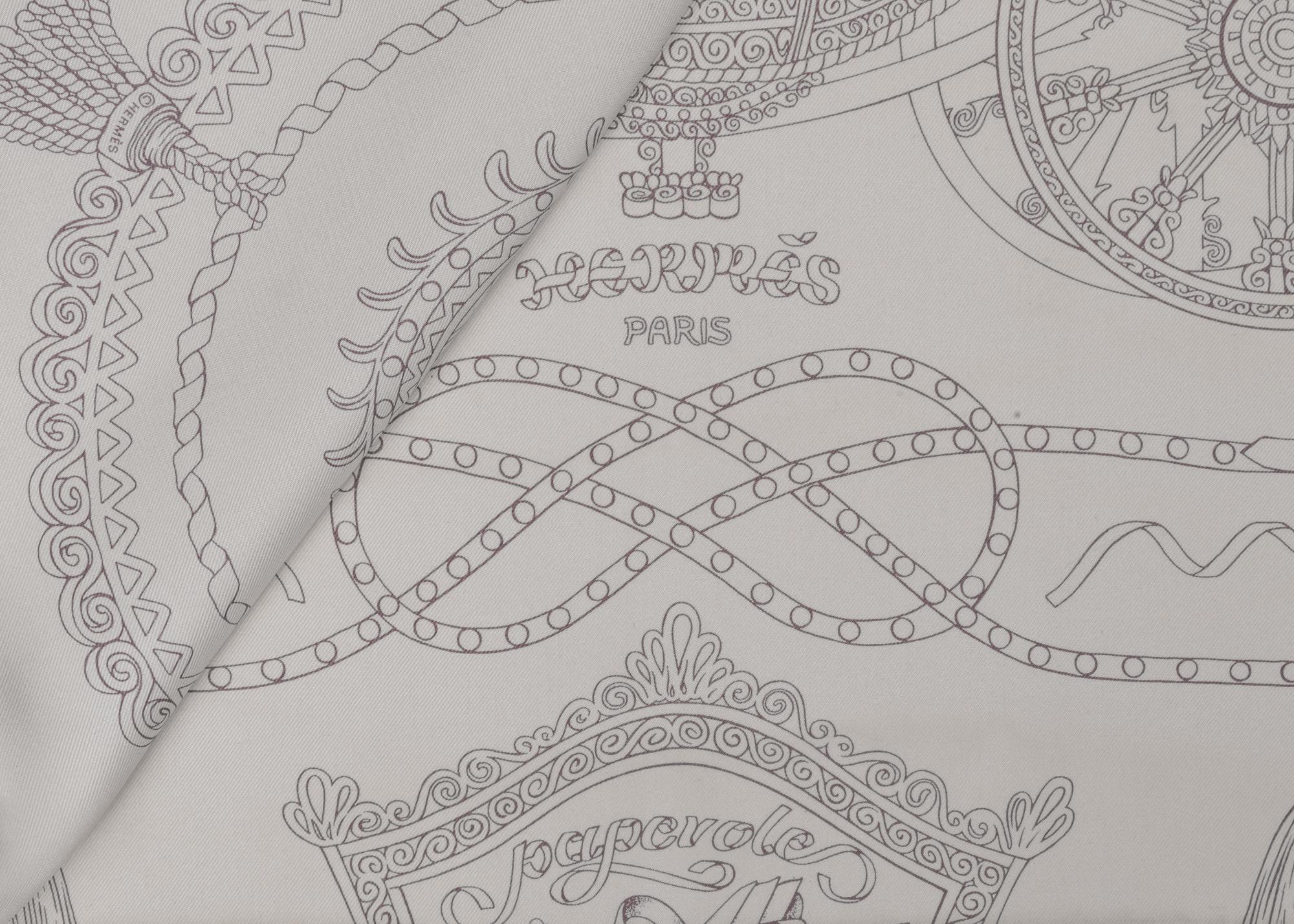 Three Hermès Silk Scarves