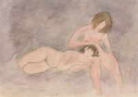 Raphael Soyer, (American, 1899-1984), Drawing #3