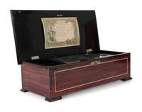 A Swiss Fortifsimo Piccolo Cylinder Music box