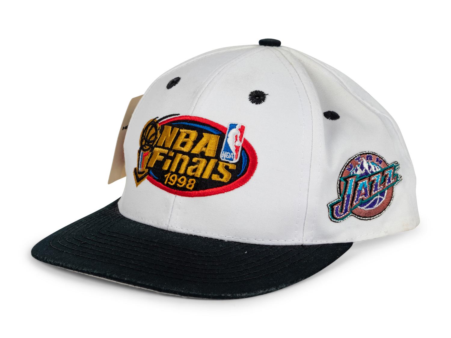 A Michael Jordan Signed Autograph 1998 NBA Finals Hat Cap, Jordan's Last Championship (Beckett Authentication Services BAS Certified),