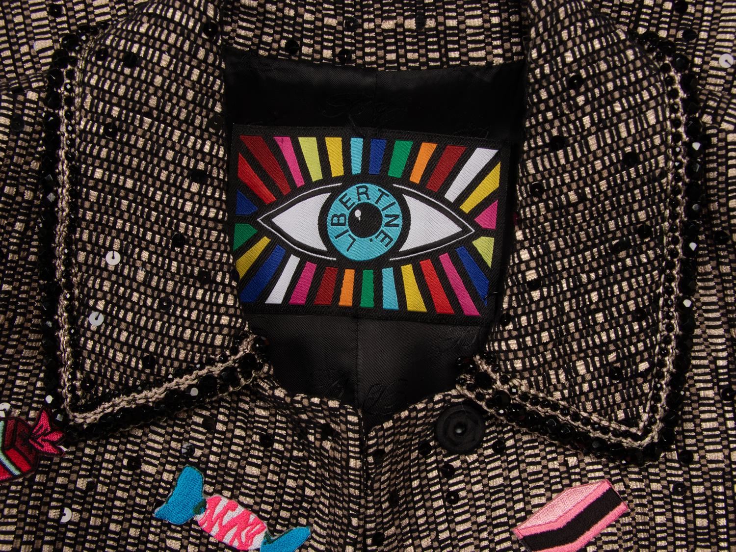 LIBERTINE, EMBROIDERED TWEED COAT