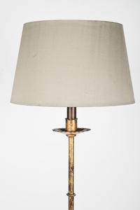 A Gilt Iron Floor Lamp
