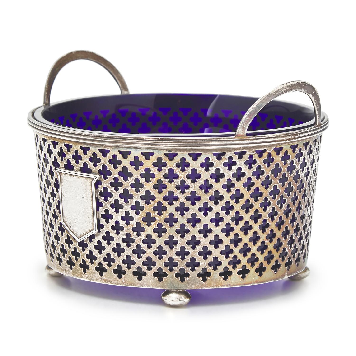 An American Pierced Silver Sugar Bowl