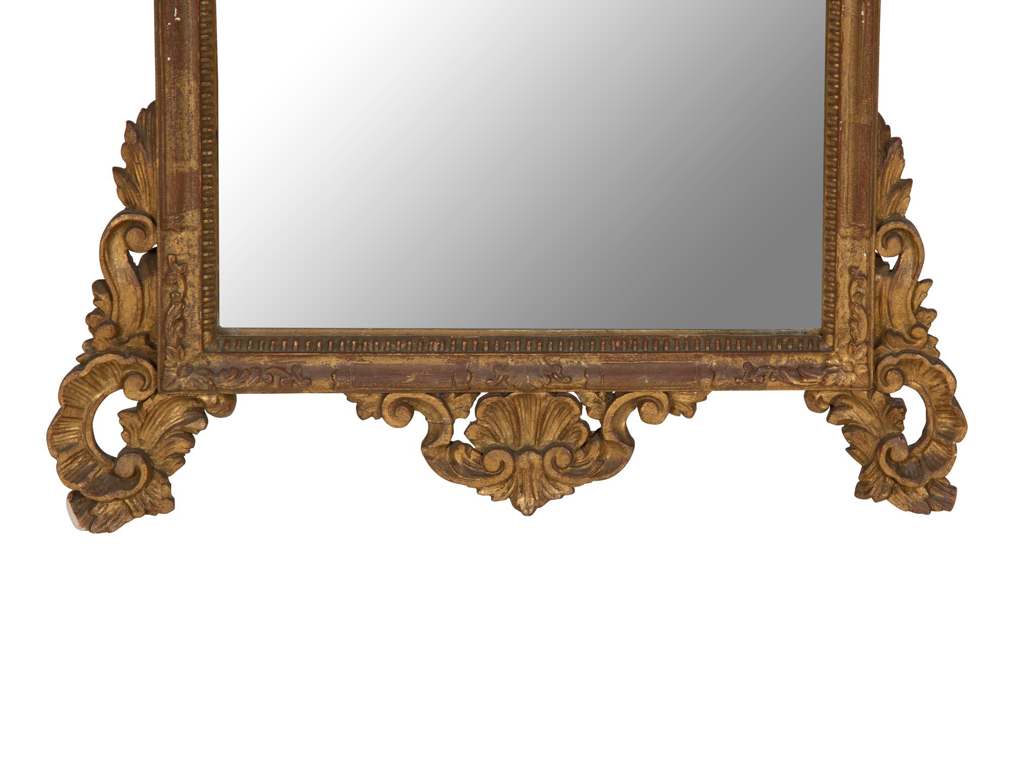A Pair of Italian Giltwood Mirrors